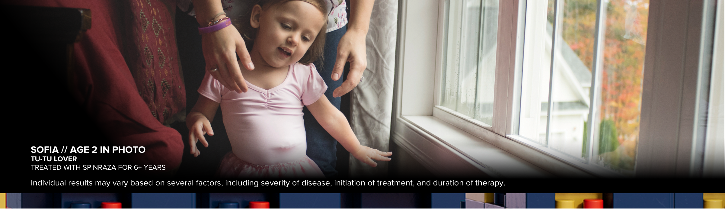 a child with early-onset SMA who is being treated with SPINRAZA