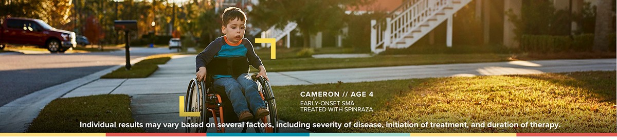 a child with early-onset SMA who is being treated with SPINRAZA