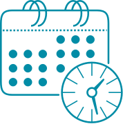 calendar and clock