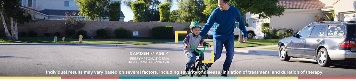 a child with later-onset SMA who is being treated with SPINRAZA