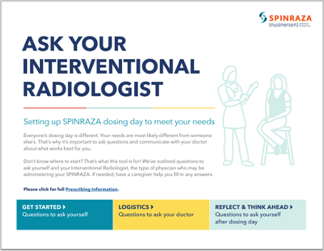 "Ask Your Interventional Radiologist" guide.